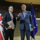 Britain's chief negotiator anhis EU counterpart Michel Barnier d held face-to-face talks in Brussels in March, but there are hopes that they can make better progress in the coming weeks