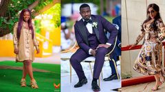 Jackie Appiah, John Dumelo and Juliet Ibrahim and the top three most followed celebrities on TikTok (Source: Instagram)