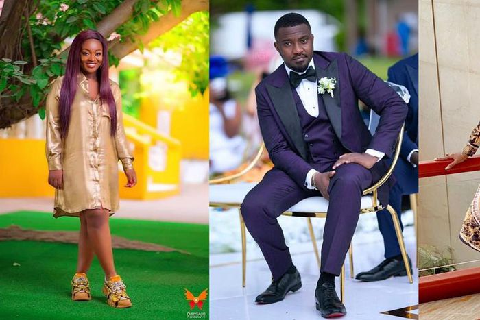Jackie Appiah, John Dumelo and Juliet Ibrahim and the top three most followed celebrities on TikTok (Source: Instagram)