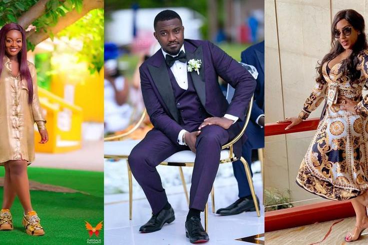 Jackie Appiah, John Dumelo and Juliet Ibrahim and the top three most followed celebrities on TikTok (Source: Instagram)