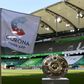 The Bundesliga Meisterschale awaits Bayern Munich ahead of their final game of the season at Wolfsburg