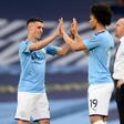 Sane (R) made his first league appearance of the season last week
