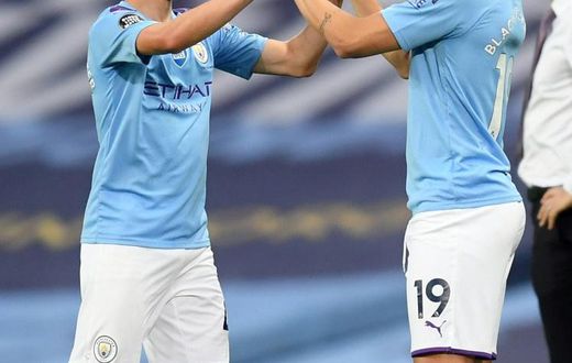 Sane (R) made his first league appearance of the season last week