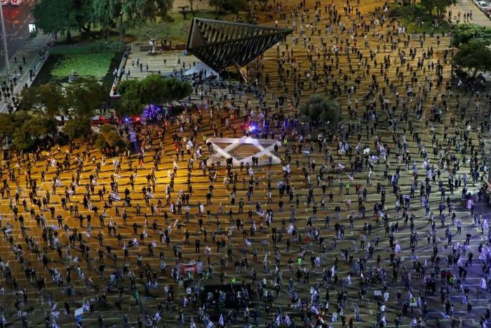 A proposed coalition deal between veteran Israeli Prime Minister Benhamin Netanyahu and his erswhile rival Benny Gantz has sparked a spate of protests in recent days and could yet be torpedoed by parliament or the Supreme Court