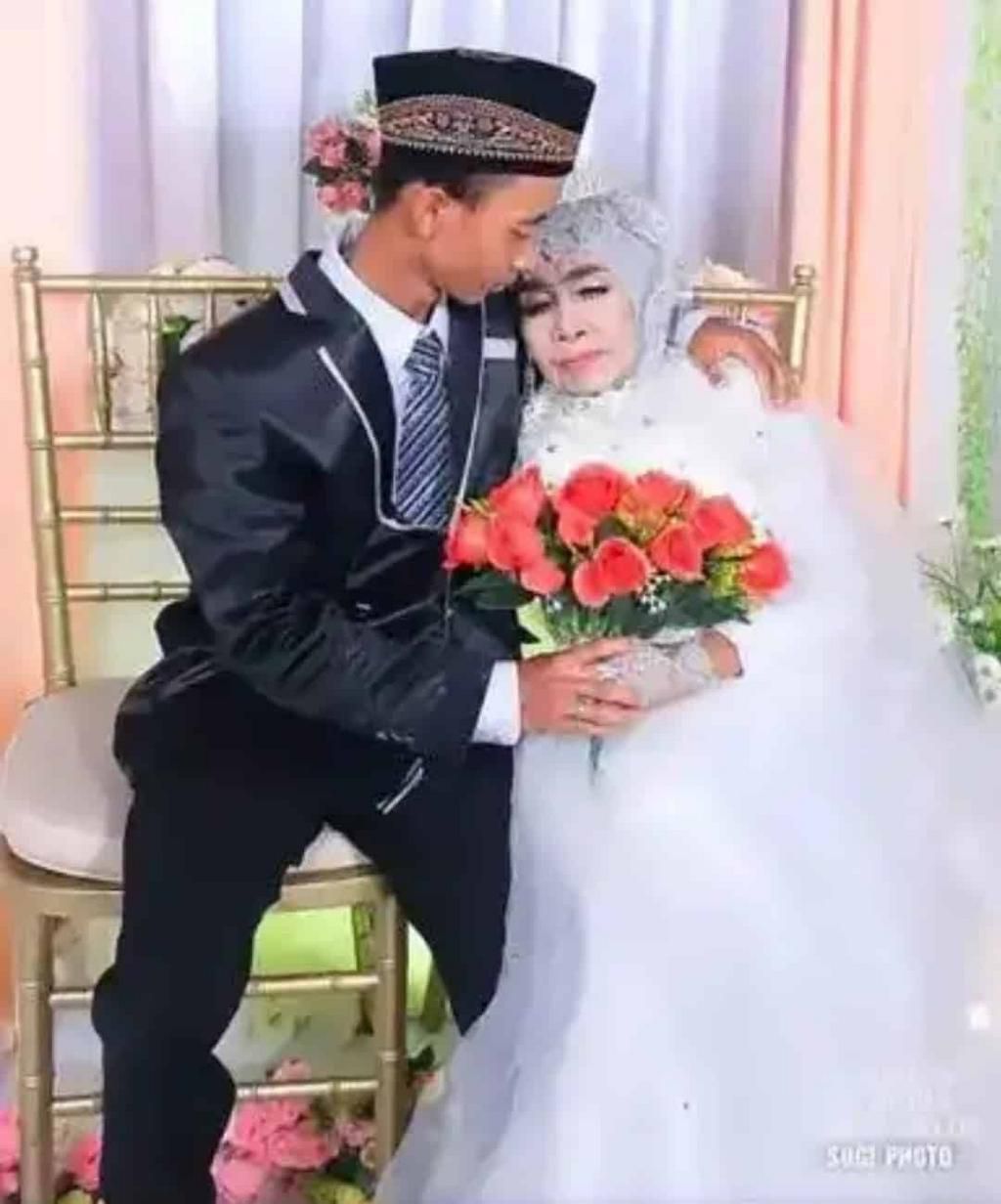 “To my surprise, he said he wanted to marry me” – Woman, 65 happy to marry adopted son, 24 (photos)