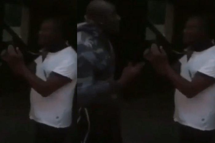 Macho man grabs sugar daddy