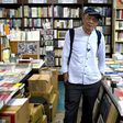 Hong Kong book seller Lam Wing-kee at the Tonsan book store in Taipei