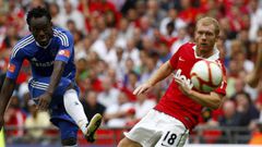 Michael Essien names Scholes and Gerrard as his toughest opponents