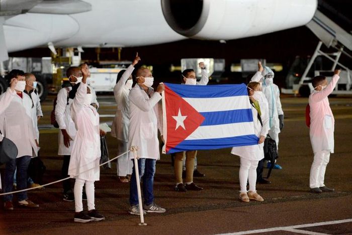 The 217-strong team will help with a mass screening and testing campaign