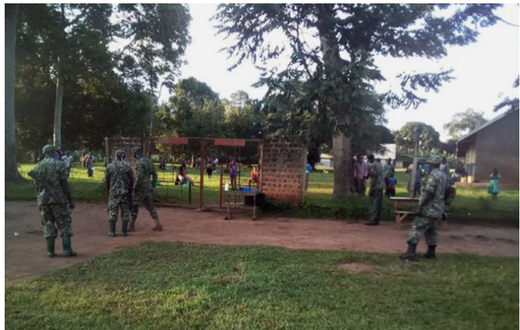Joint police and military team removes COVID-19 patient from classroom ceiling where he’s been hiding