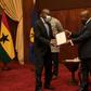 Nana Addo presents charters to Pentecost University and All Nations University