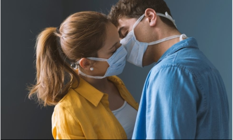Couples should wear face masks during sex, new study insists