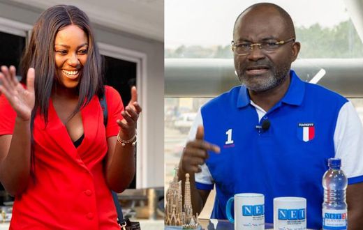 Yvonne Nelson and Kennedy Agyapong