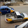 Taxi turned pickup truck causes a stir on social media