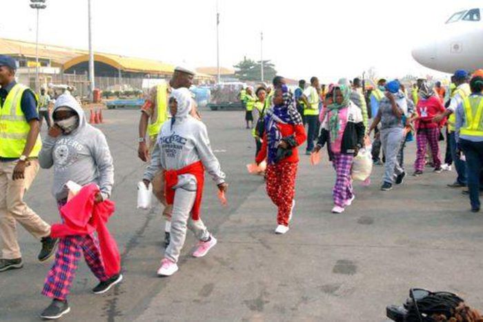 Nigerian returnees from Libya [NAN]