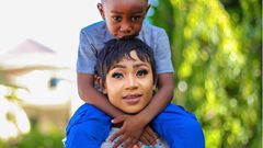 Akuapem Poloo and her son