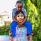 Akuapem Poloo and her son