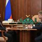 Putin's meeting with the head of Russian Railways, Oleg Belozerov, was the first at the Kremlin since May 9, according to his official schedule