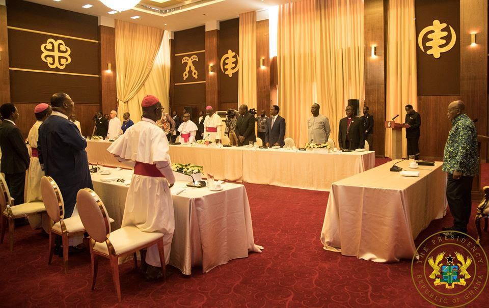 Members of the clergy at the Jubilee house