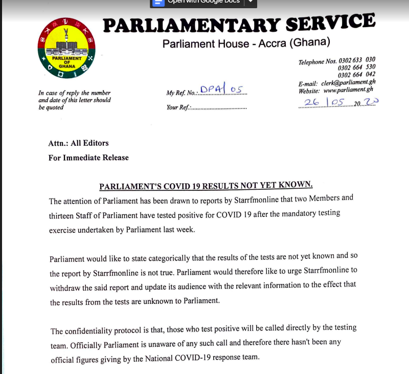 Parliament of Ghana