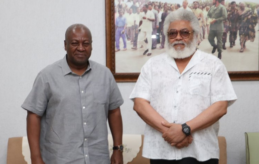 Mahama visits Rawlings “to discuss a number of NDC-related issues”
