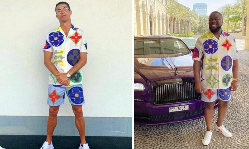 Ronaldo and Hushpuppi