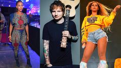 Keri Hilson, Ed Sheeran and Beyonce