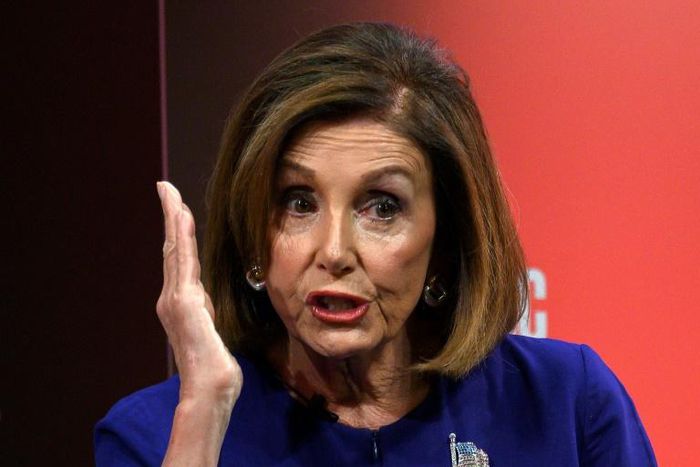 US Speaker of the House Nancy Pelosi asked for an interagency briefing for the House of Representatives on "President Trump's inexplicable behavior towards Russia"