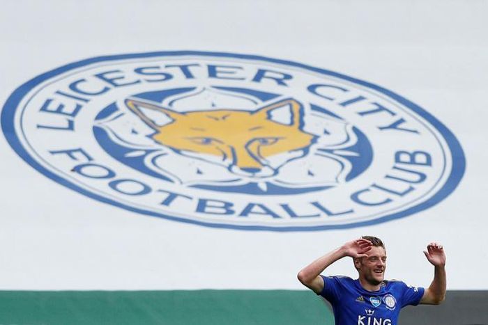 Leicester City striker Jamie Vardy now has 101 Premier League goals