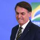 Brazilian President Jair Bolsonaro, seen at the Planalto Palace in Brasilia on April 29, 2020, has shown little empathy for victims of the virus