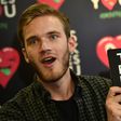 Swedish video star Felix Kjellberg, aka PewDiePie, is seen in a 2015 photo