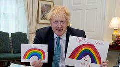 Boris Johnson first announced he had contracted COVID-19 on March 27 but failed to shake the illness after a week of self-isolation