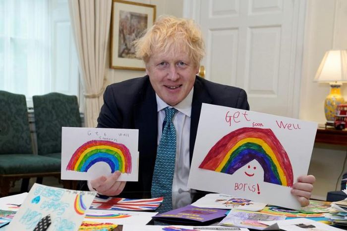 Boris Johnson first announced he had contracted COVID-19 on March 27 but failed to shake the illness after a week of self-isolation