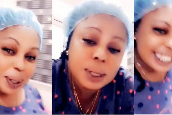 Afia Schwarzenegger shows her hospital bed after surviving weird sickness