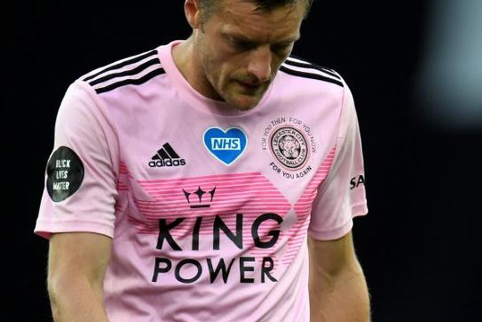 Leicester striker Jamie Vardy has scored just twice in 2020