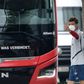 Bayern Munich forward Thomas Mueller pictured leaving a training session ahead of the Bundesliga's return this weekend