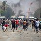 Tunisian protesters clash with security forces as they demonstrate in the southern city of Tataouine demanding authorities make good on a 2017 promise to provide jobs in the gas and oil sector