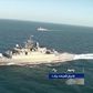 Iranian frigate "Jamaran" is seen during naval drills in December 2019