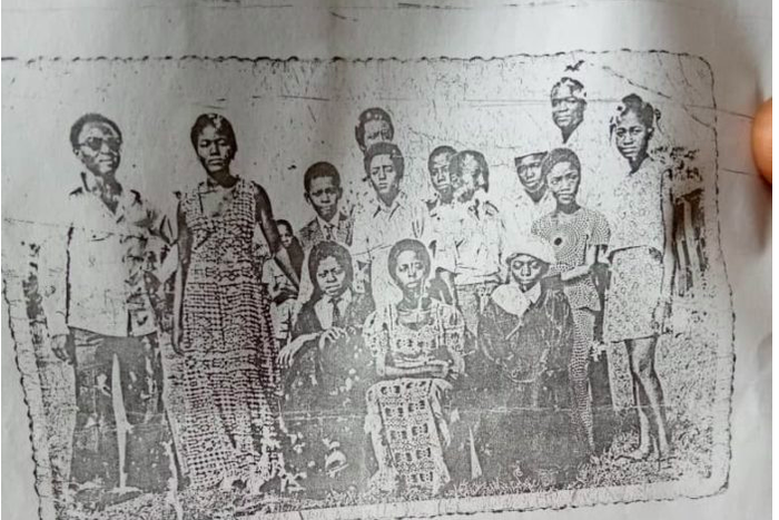 Young Bawumia spotted in a lawyer's gown at the far right in the front row