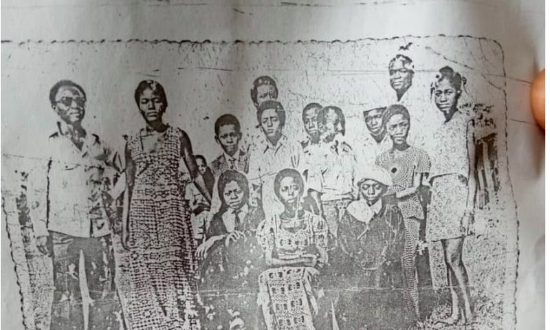 Young Bawumia spotted in a lawyer's gown at the far right in the front row