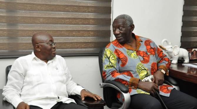 John Agyekum Kufuor with Nana-Addo