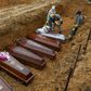 Victims of the coronavirus are buried in Manaus, Brazil, on May 6, 2020