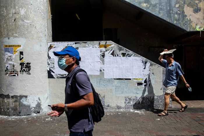 Faced with the sudden threat of prosecution for anything that might promote greater autonomy or independence for the restless city, residents are using word play and even subverting Chinese Communist Party dogma to express their frustration