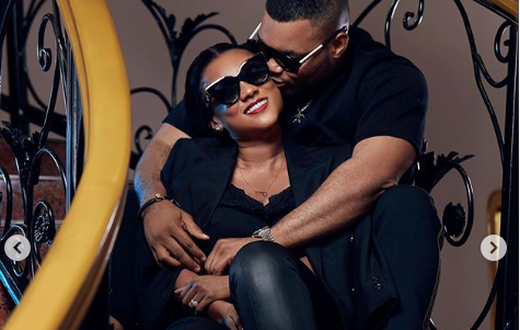Kwadwo Safo Jnr and wife, Zainab