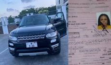 Nana Aba Anamoah registers gifted Range Rover, N 1-20