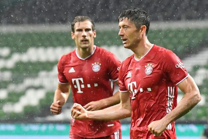 Robert Lewandowski's Bayern Munich won an eighth straight Bundesliga title last week