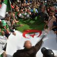 Algerians have been staging weeky  anti-government protests despite a ban on large gatherings as part of measures to contain the coronavirus
