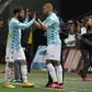 Time for a change: Cesc Fabregas is replaced by Islam Slimani in a Monaco league game
