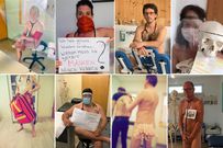 Doctors strip naked to protest lack of personal protective equipment (photos)