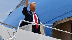 US President Donald Trump says the economy is taking off again